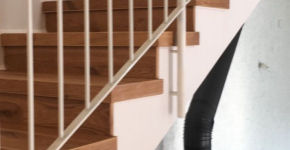 חיפוי מדרגות עץ בנס ציונה | חיפוי מדרגות למינציה בנס ציונה